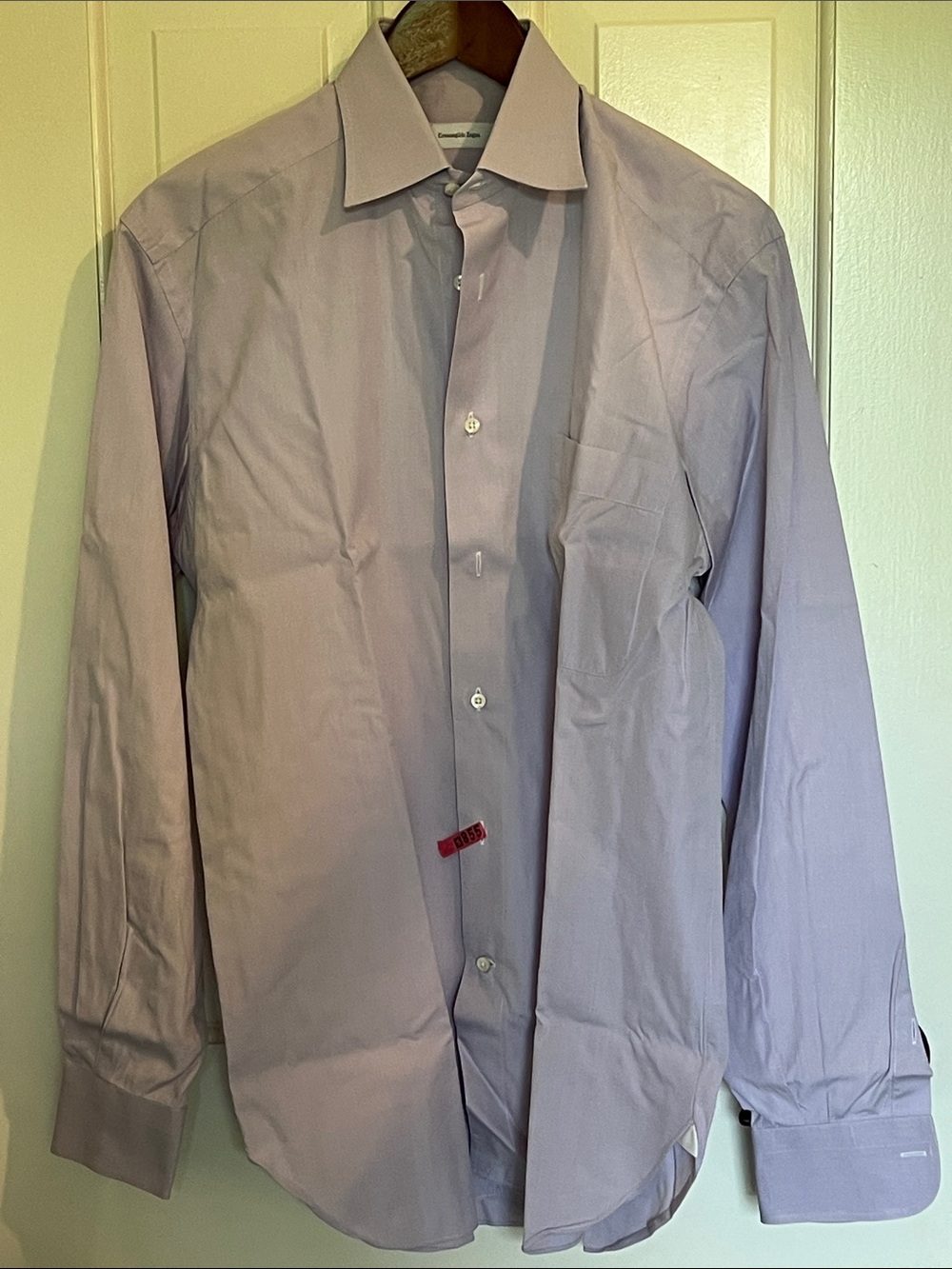 Ermenegildo Zegna Men's Lavender Dress Shirt